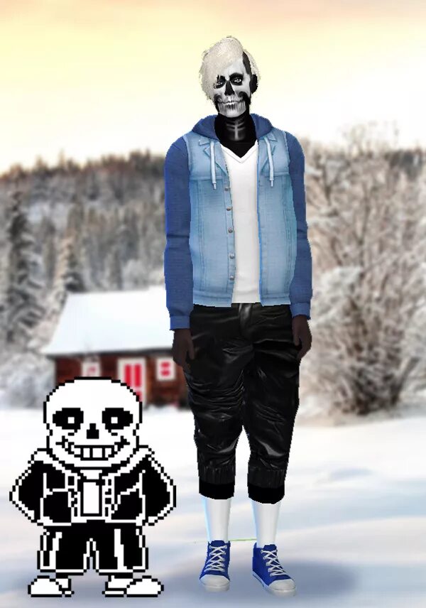 Как выглядит санс в реальной жизни Gaster! Sans YouTube