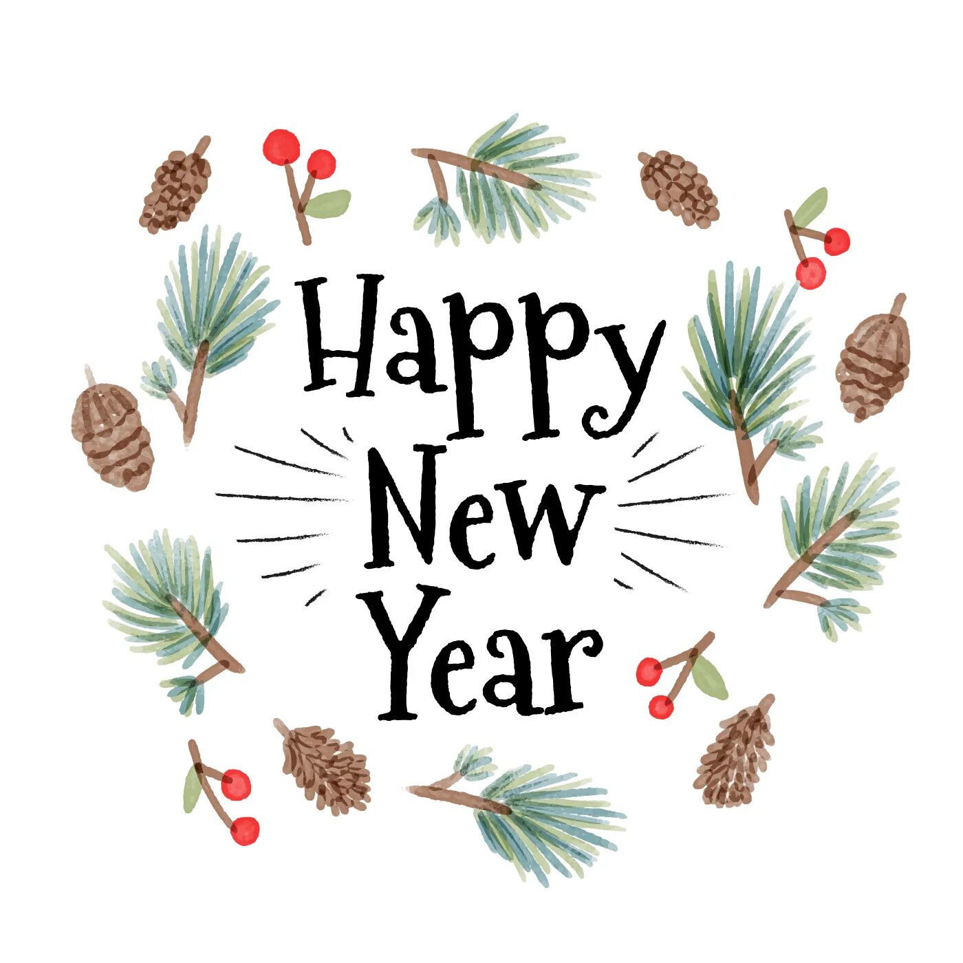 New years text. Happy New year рисунок. Happy New year вектор. Рисунок с текстом Happy New year. Хэппи Нью еар.