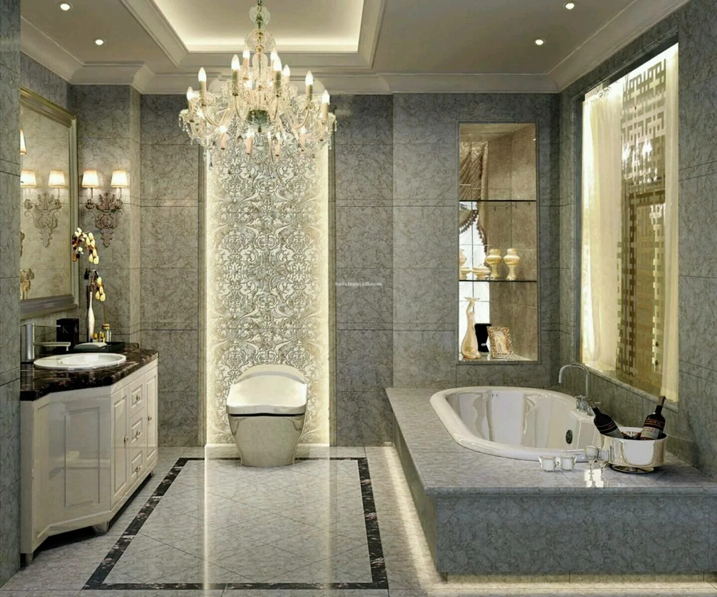 Самые красивые ванные. Красивые Ванные комнаты. Роскошная ванная комната. Красивый интерьер ванной комнаты. Элитная плитка для ванной комнаты.