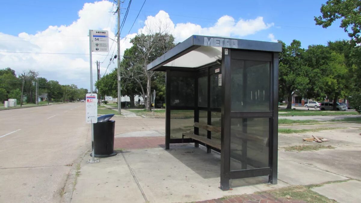 Where the bus stop