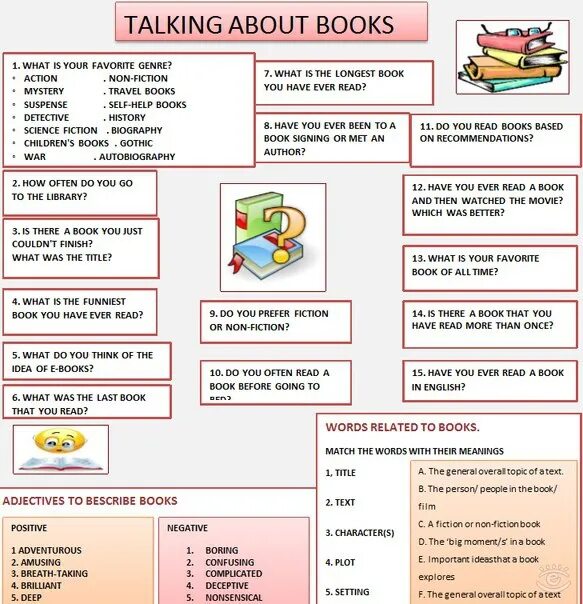 Topics огэ. Books and reading Vocabulary. Reading books Worksheets. Types of books задания. V reading.