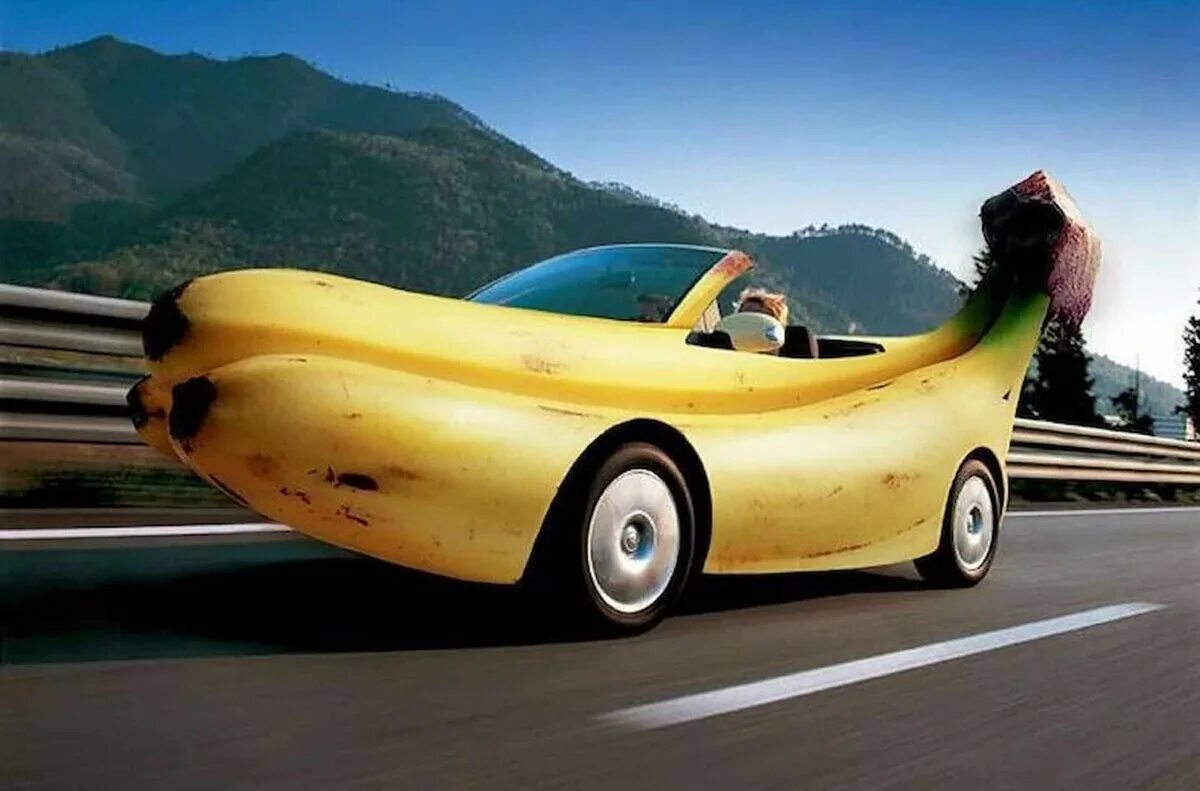 Игры банан машина. Интересные машины. Необычные машины. Странные машины. Самые смешные машины.