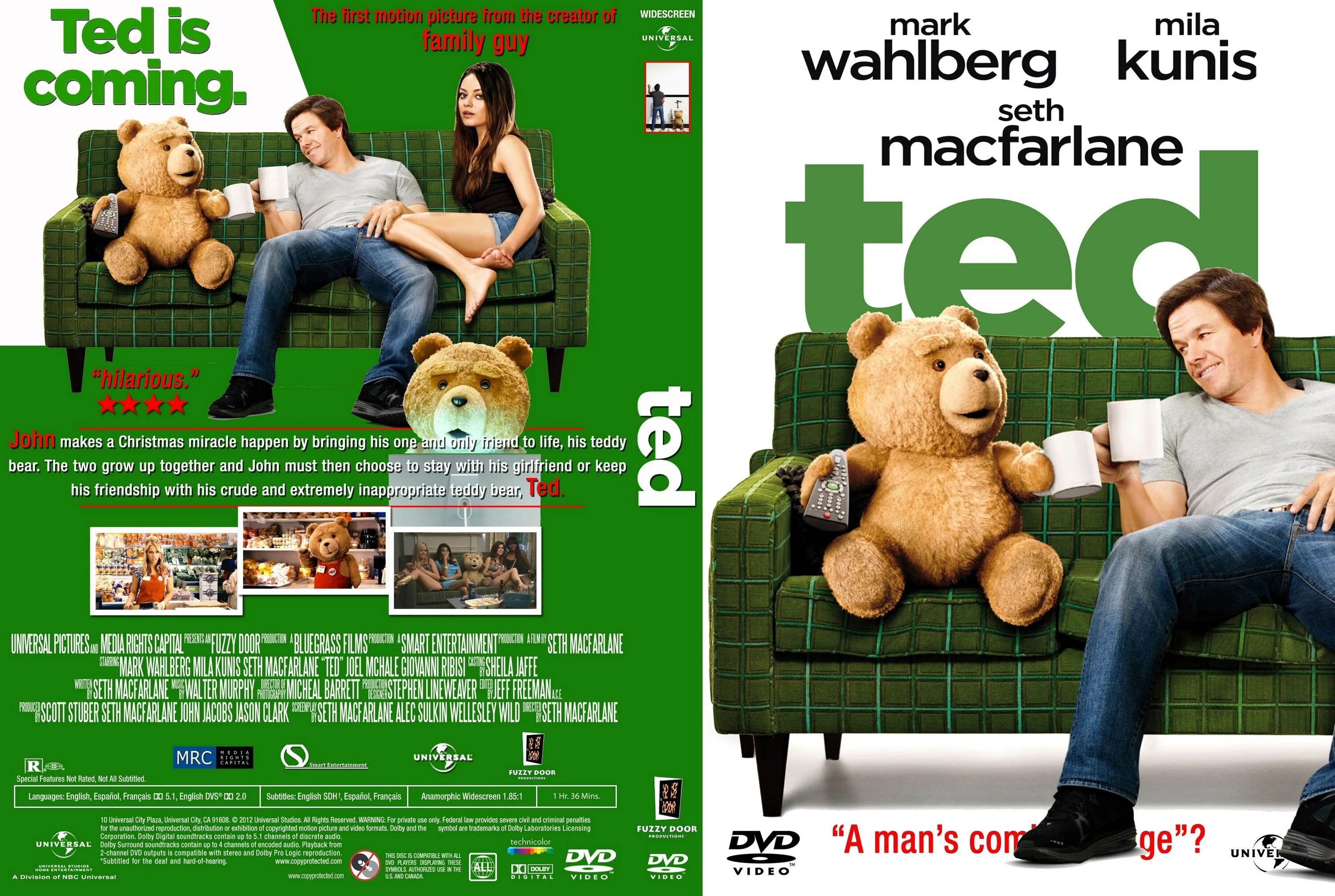 Ted is boring he does everything