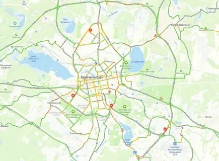 Город екатеринбург карта подробная