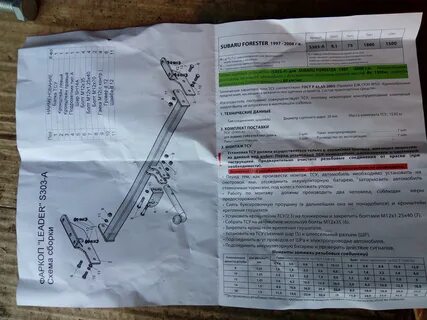 Установка фаркопа с документами