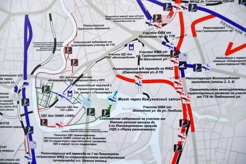 Мосты москвы на карте