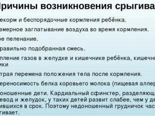 Срыгивает после каждого кормления 4 месяца