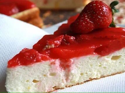 Запеканка с клубникой
