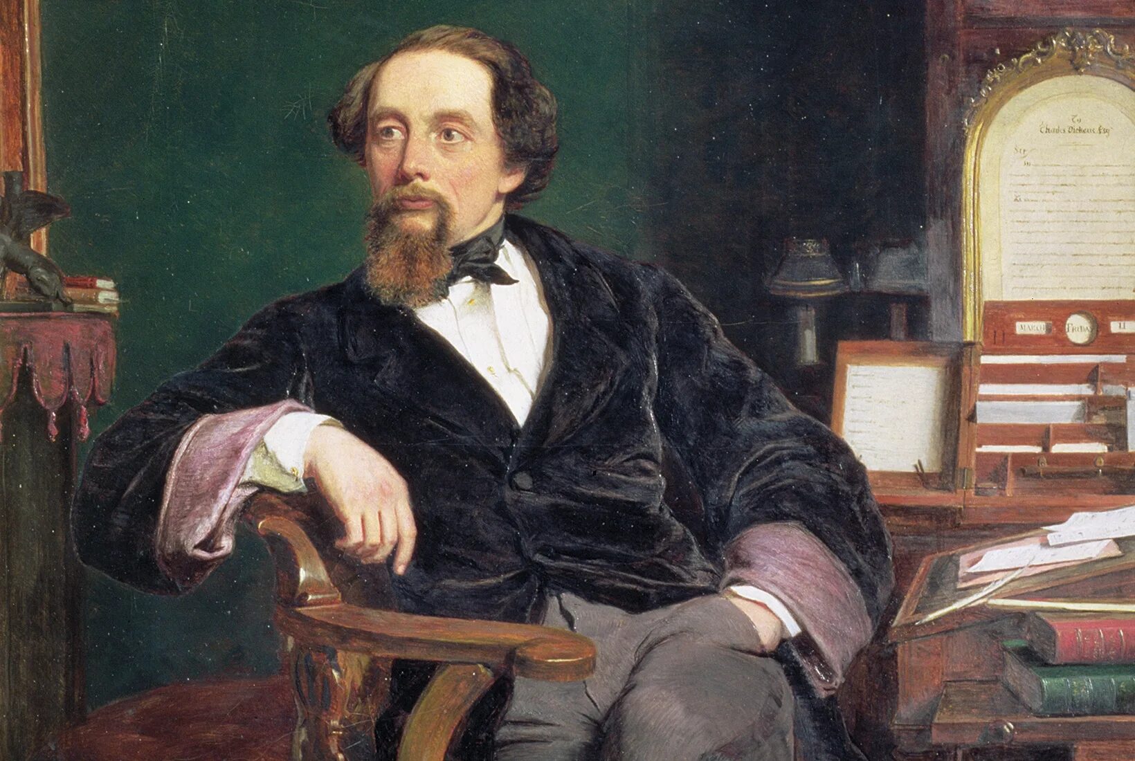 Charles Dickens. Диккенс портрет.