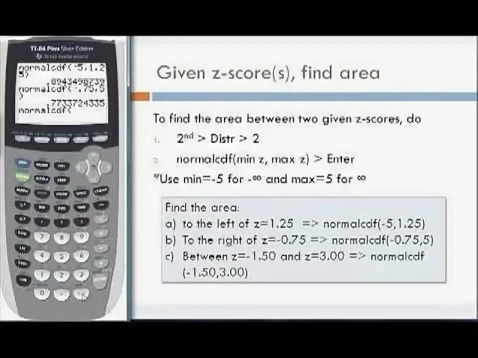 Given scores