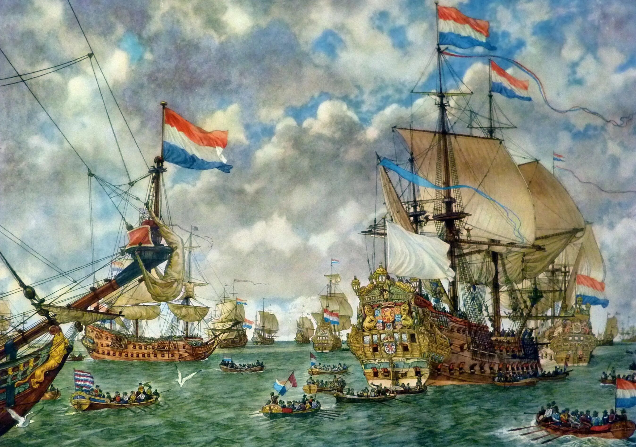 Парусный линкор герой 4 буквы. Anglo-Dutch Wars. Золотой век Нидерландов англо-голландские войны. HMS Britannia 1682. Корабли голландской ОСТ Индской компании.