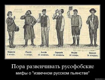 Пьющий русский народ