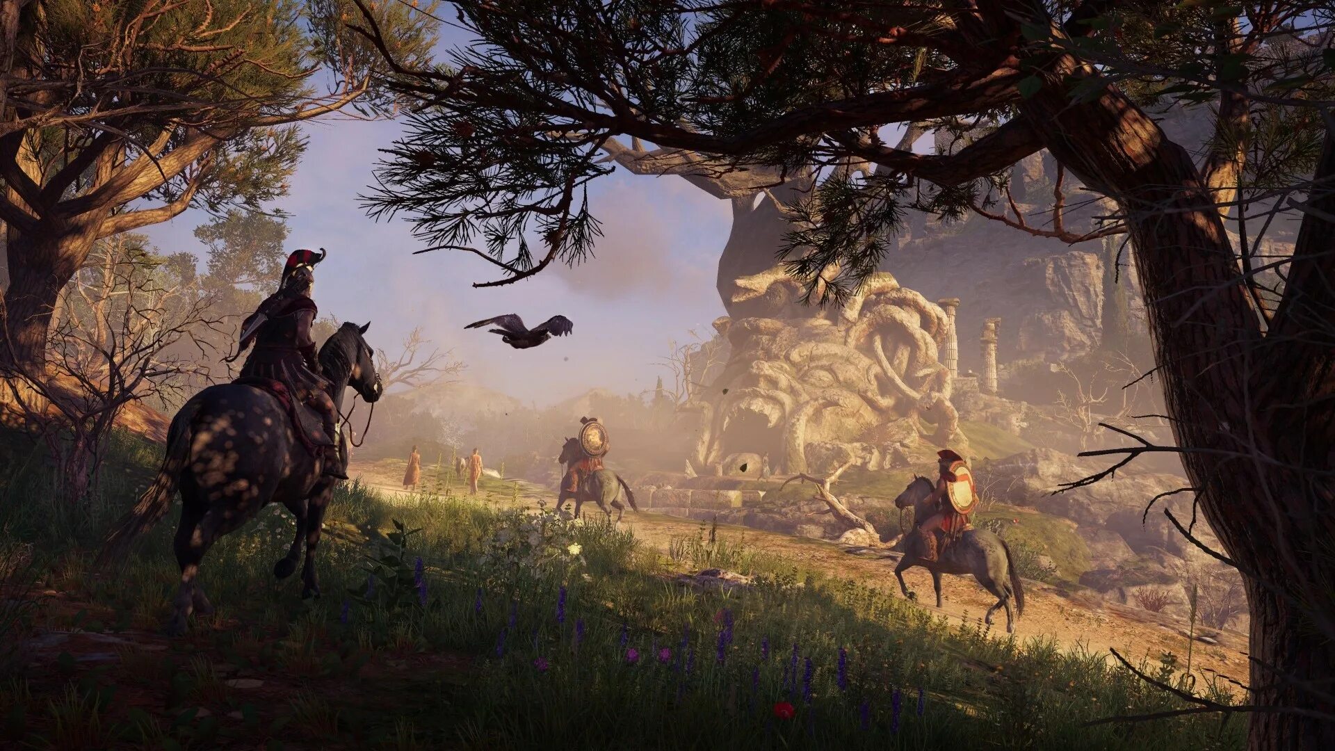 Assassins creed odyssey наборы. Бронт громовержец assassins creed odyssey. Пещера ареса ассасин крид одиссея. Пещера забытого острова assassins creed odyssey. Где пещера забытого острова ассасин крид.