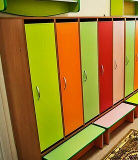 Шкафчики для одежды в детский сад