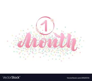 1 месяц круглая