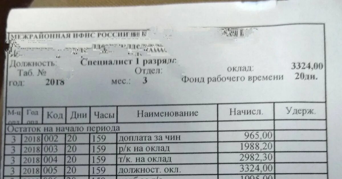 Зарплата налогового работника