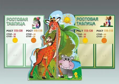 Мебель ростовая таблица
