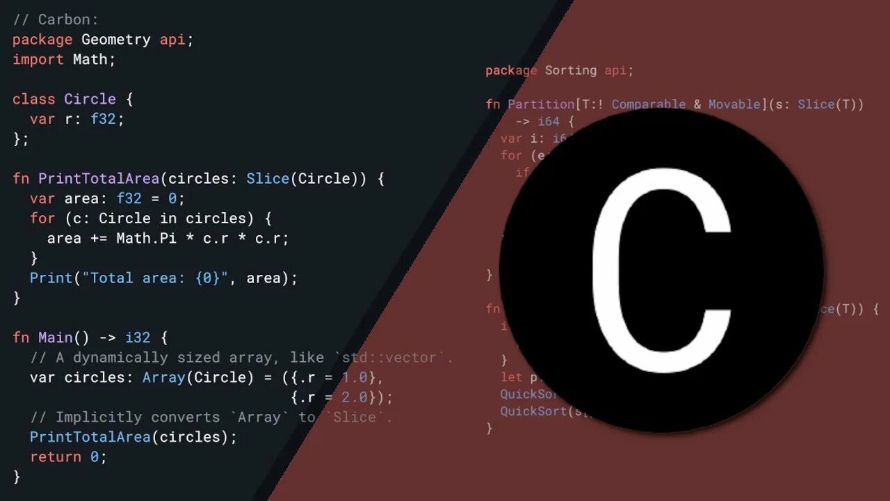Carbon язык программирования. Язык программирования с№. корень в c++. no language.