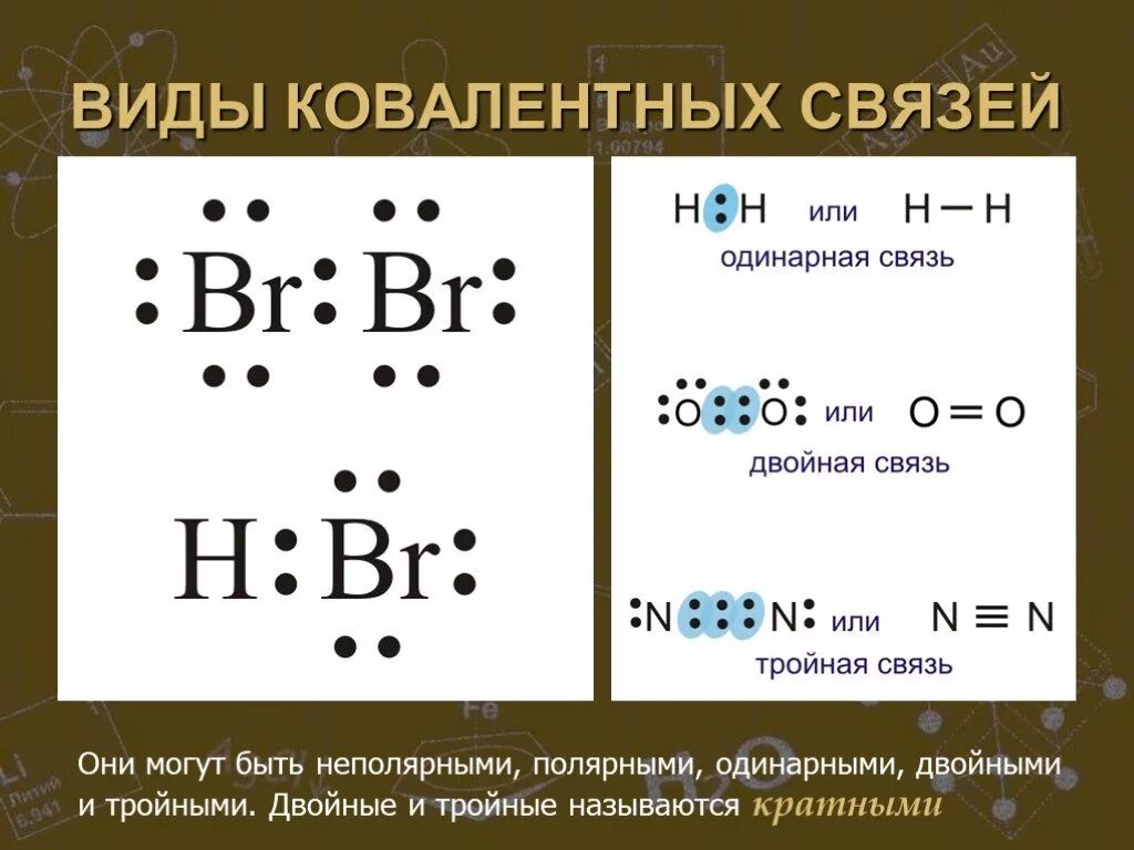 Химическая связь брома 2