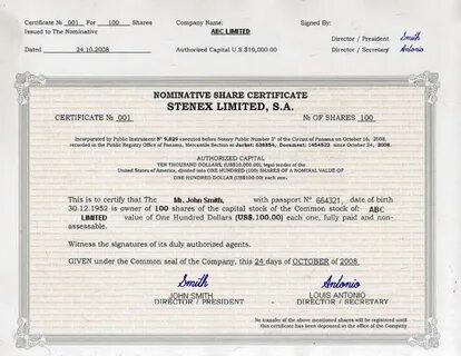 Document name