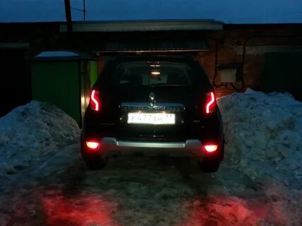 Дастер задние противотуманки