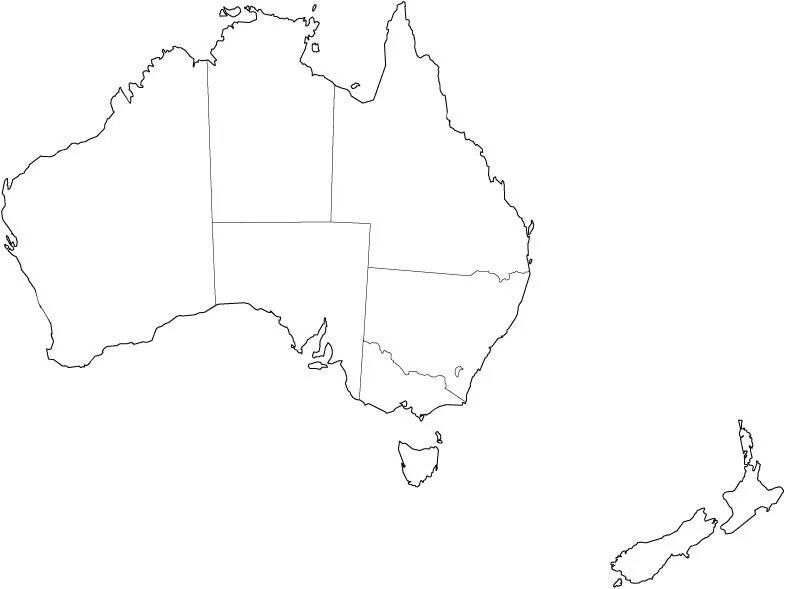 Контурные карты австралия 10 класс. Политическая карта Австралии контурная карта. Контур материка Австралия. Политическая карта Австрии контурная. Политическая контурная карта Австралии.