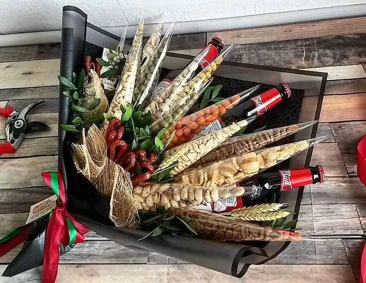 С днем рождения мужчине букеты съедобные картинки
