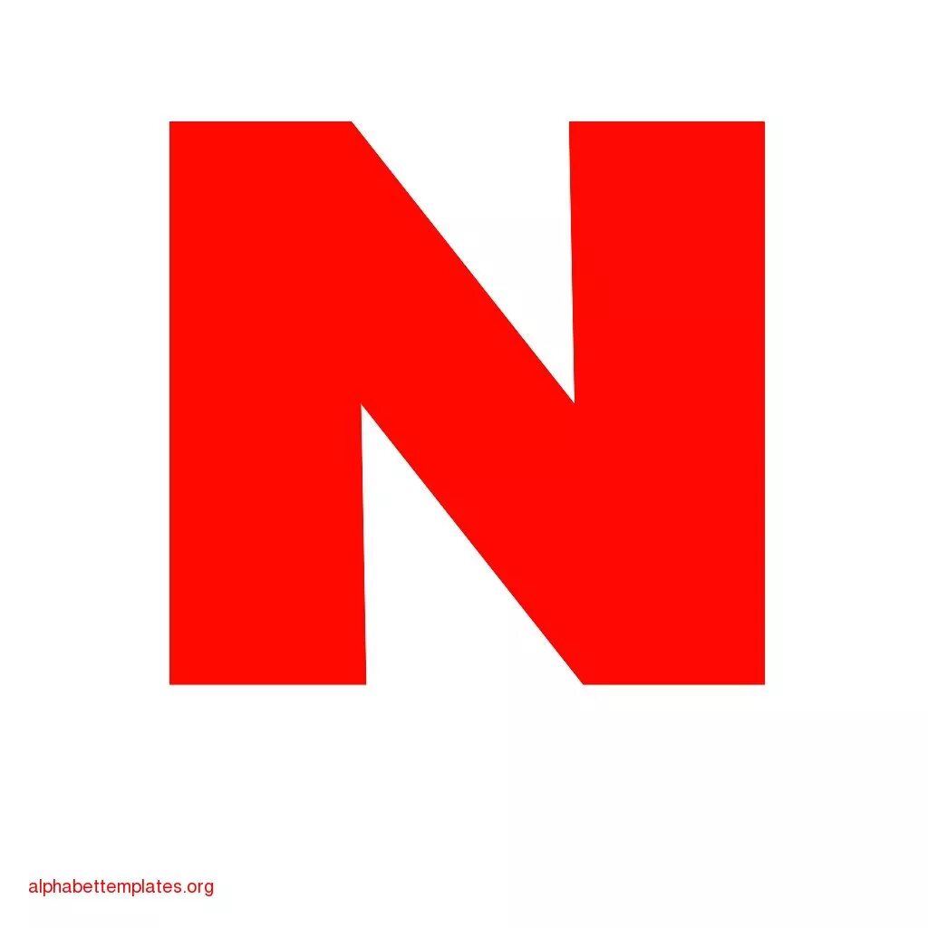 N. Логотип n красный. Letter n Red. Забавные лого n.