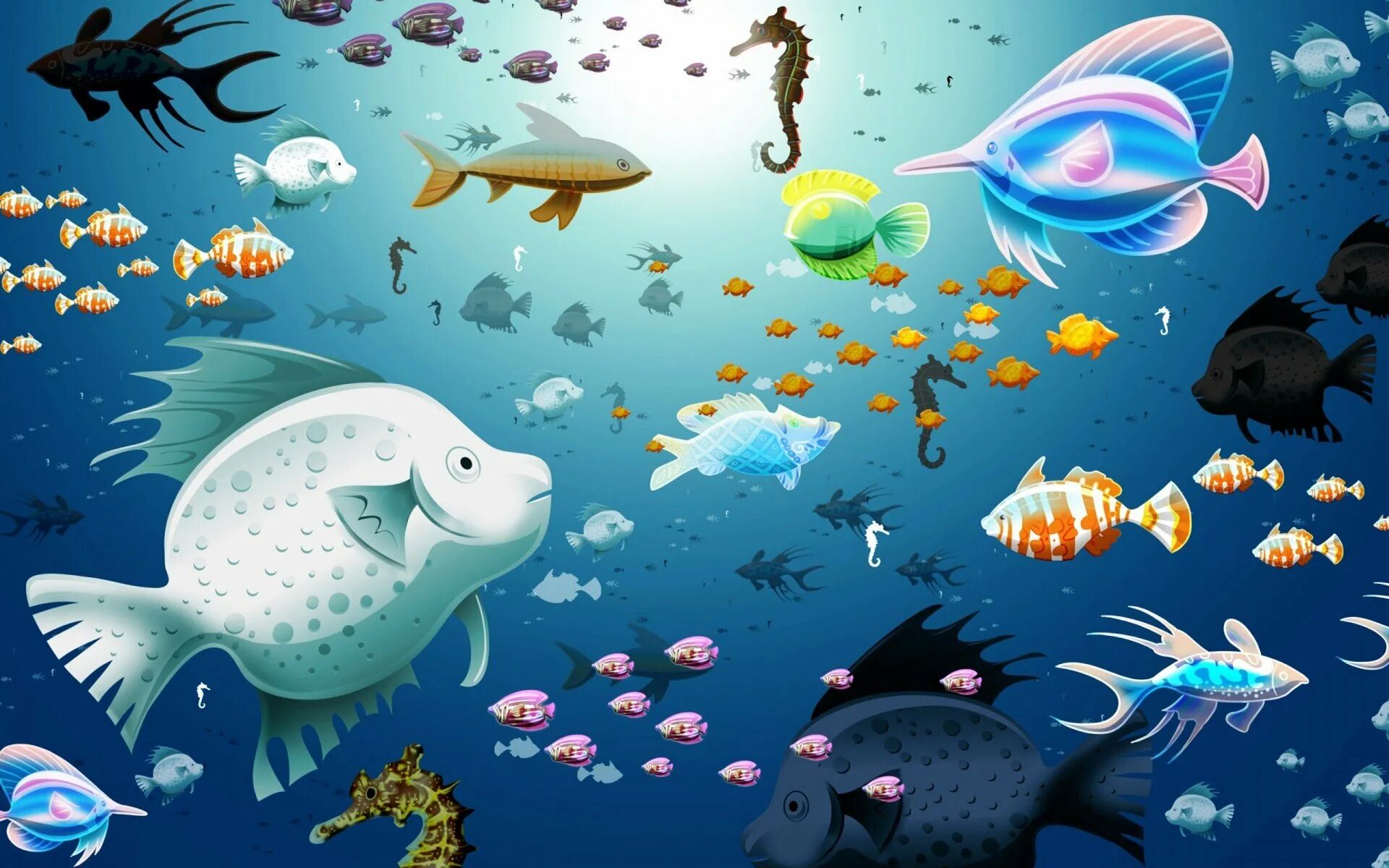 Подводный мир для детей. Подводные обитатели для детей. Подводный мир рыбы. Обитатели моря для детей.