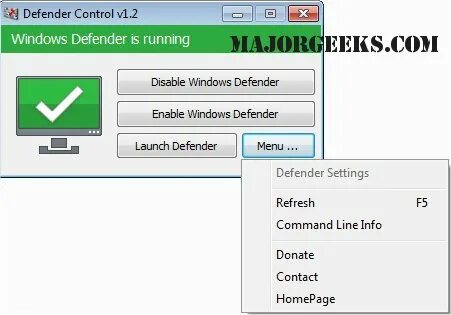 Defender control