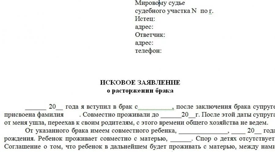 Можно через оформить развод. Заявление на развод с несовершеннолетними детьми. Заявление на развод документы с ребенком. Подача на развод при наличии несовершеннолетних детей. Документы в суд для развода с детьми.