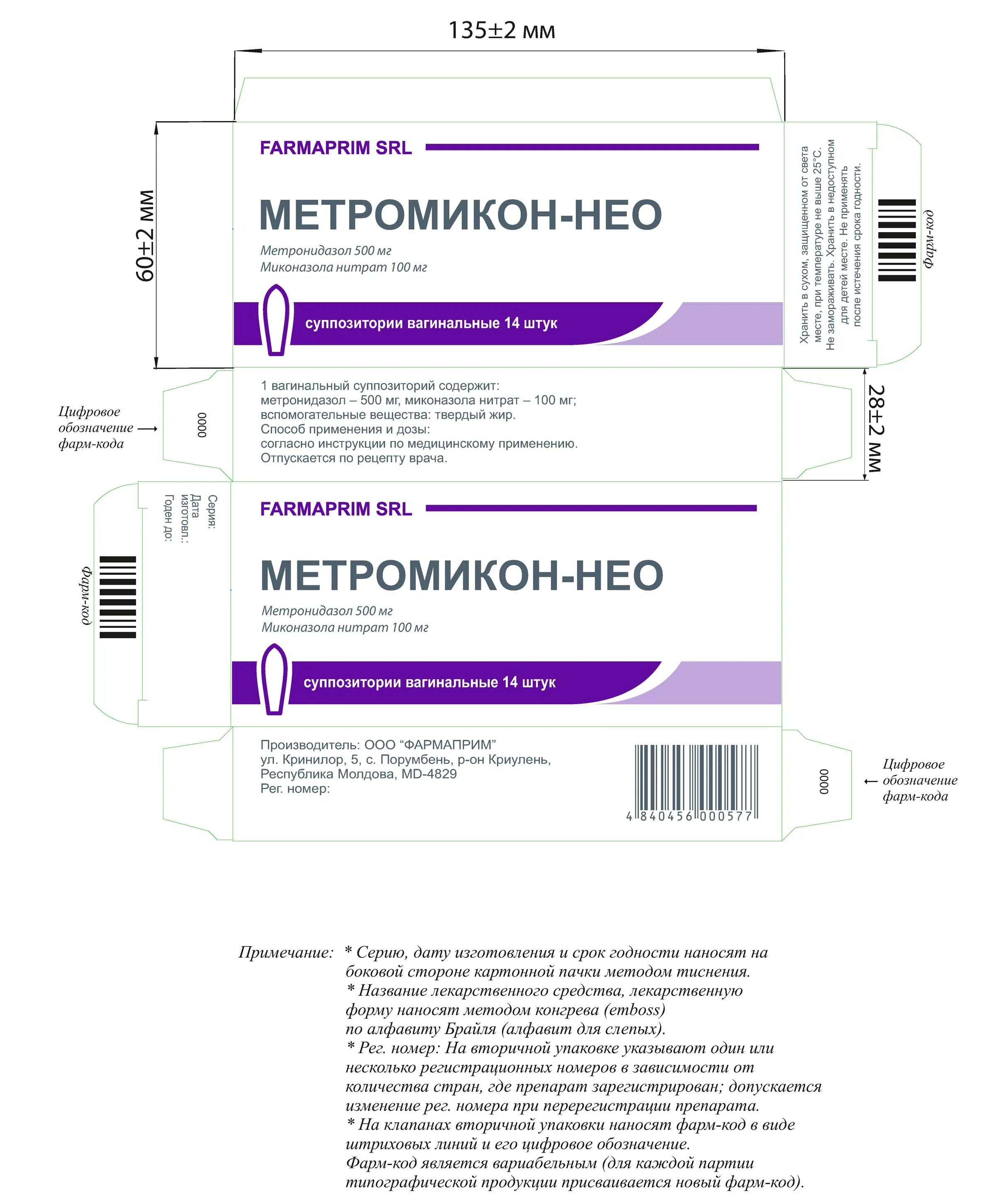 Метромикон нео свечи инструкция отзывы