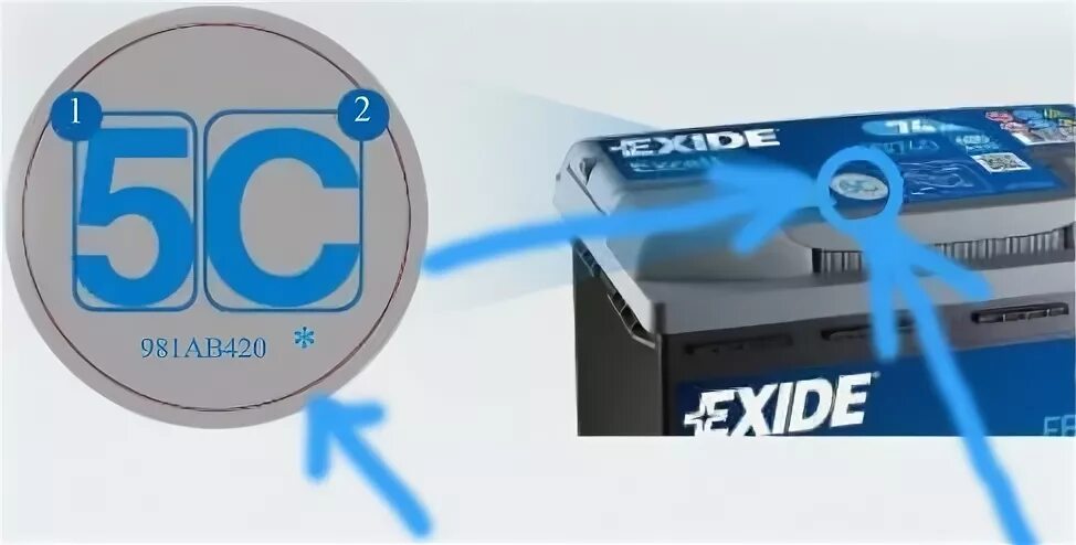 Дата выпуска аккумуляторов exide