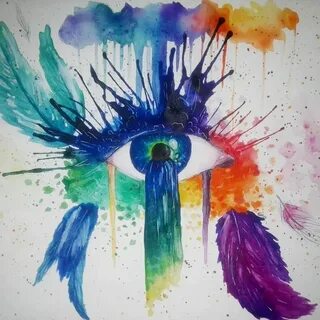 Рисунок красками это