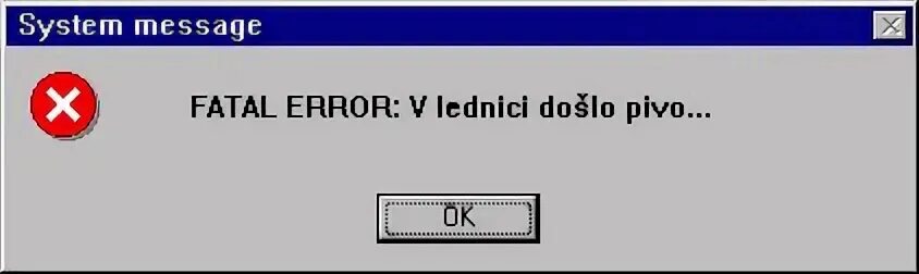 System message received