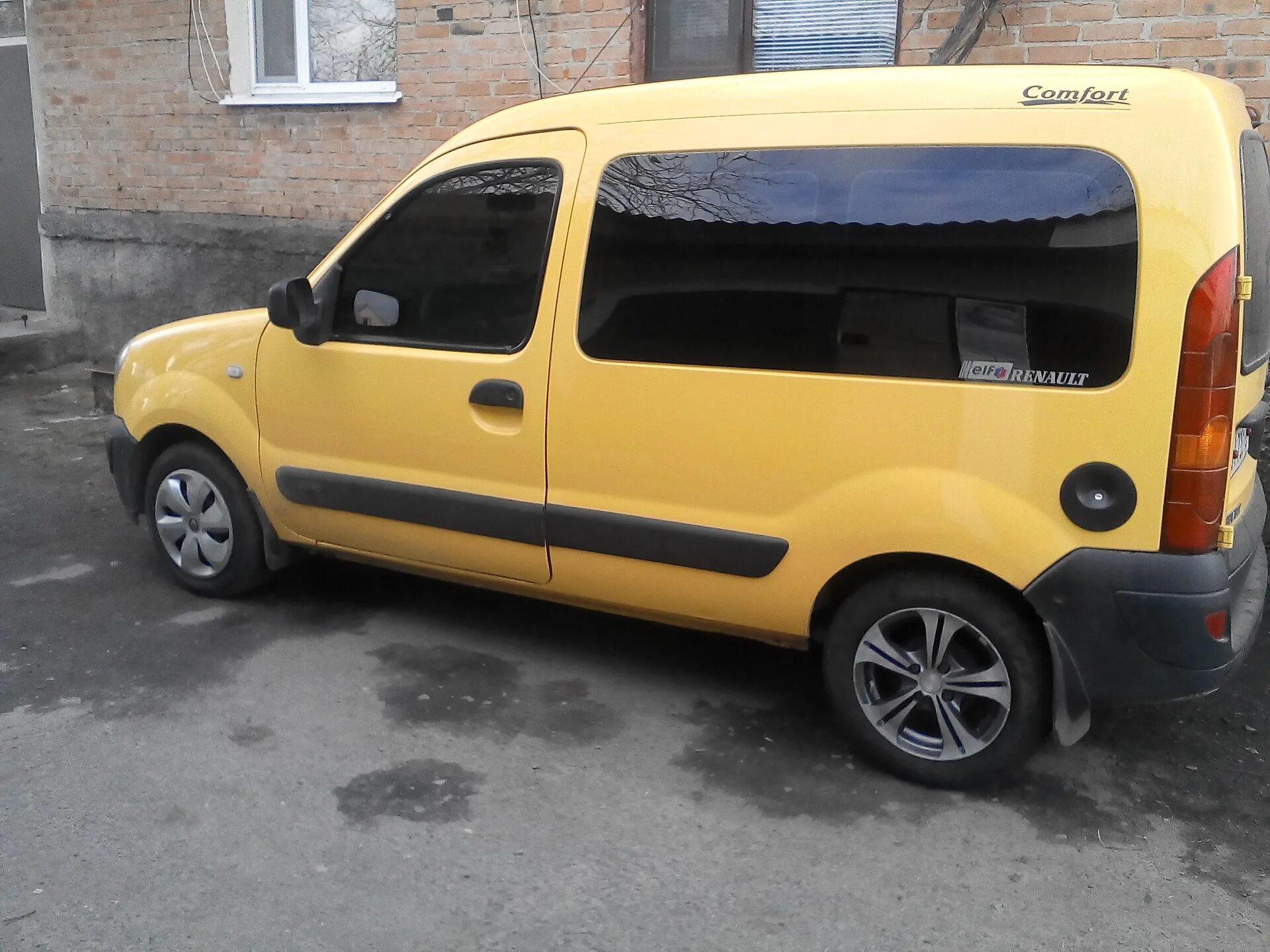 Renault Kangoo 1. Renault Kangoo, 1.5 l, 2007. Renault Kangoo (1g). Рено Кангу 1 белая.