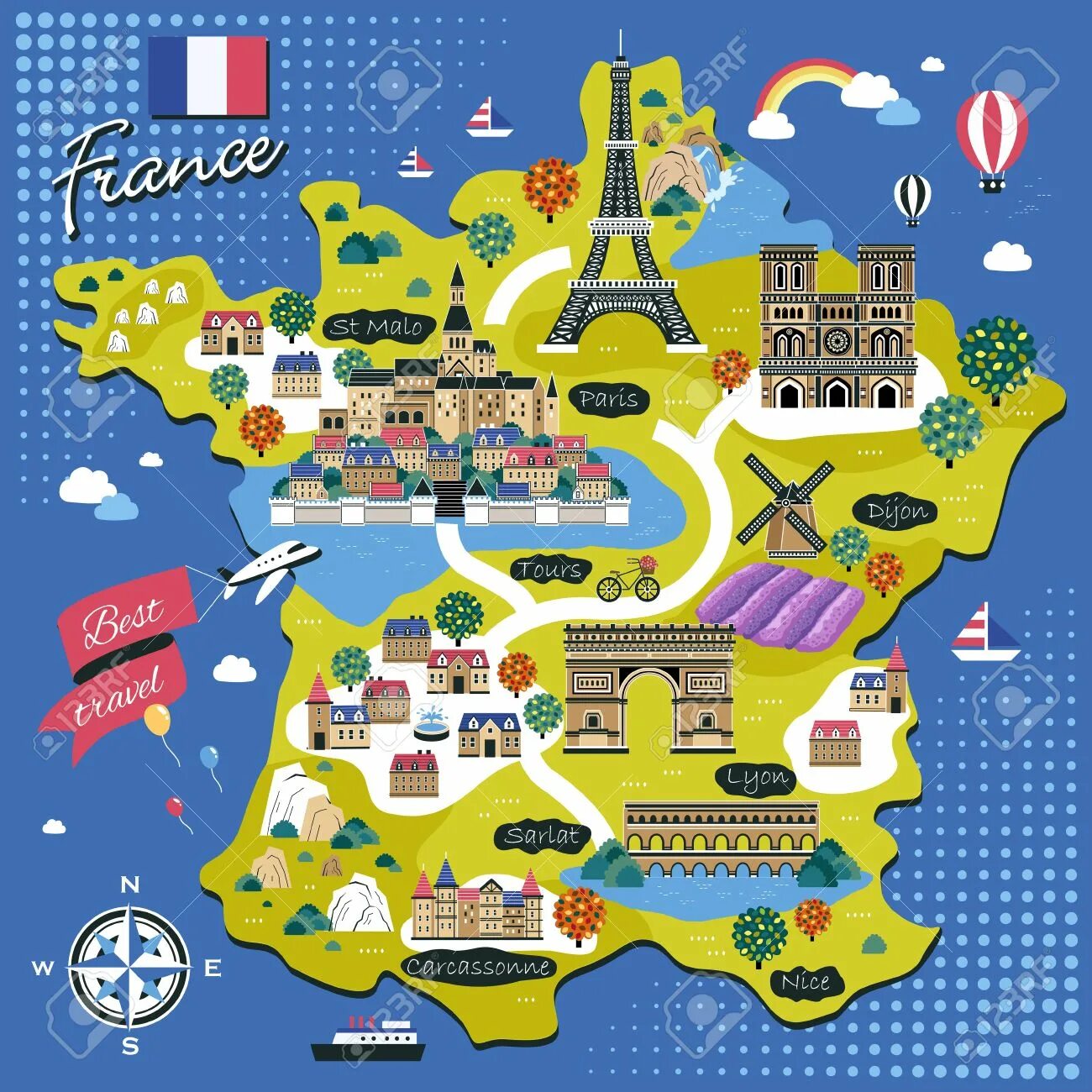 Visited map
