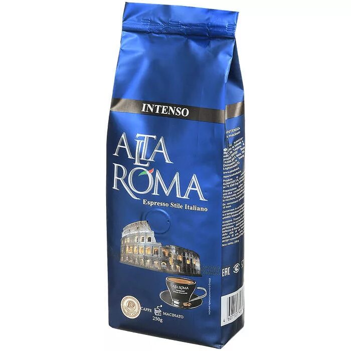 Кофе молотый intenso. Кофе alta roma intenso 250 гр. alta roma intenso молотый. alta roma intenso 1 кг. кофе молотый intenso roma blend, 250г.