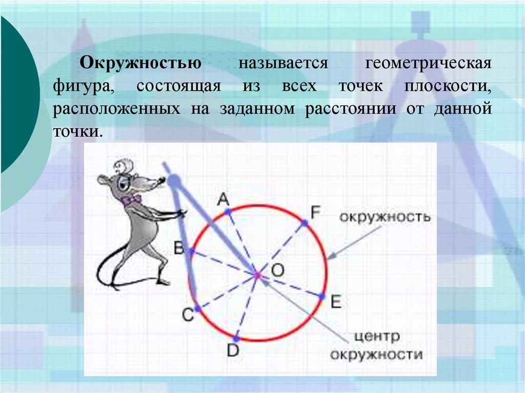 Для построения окружности не хватает местоположения. Окружность. Окружности геометрические фигуры на плоскости. Геометрические названия окружности. Геометрические построения в окружности.