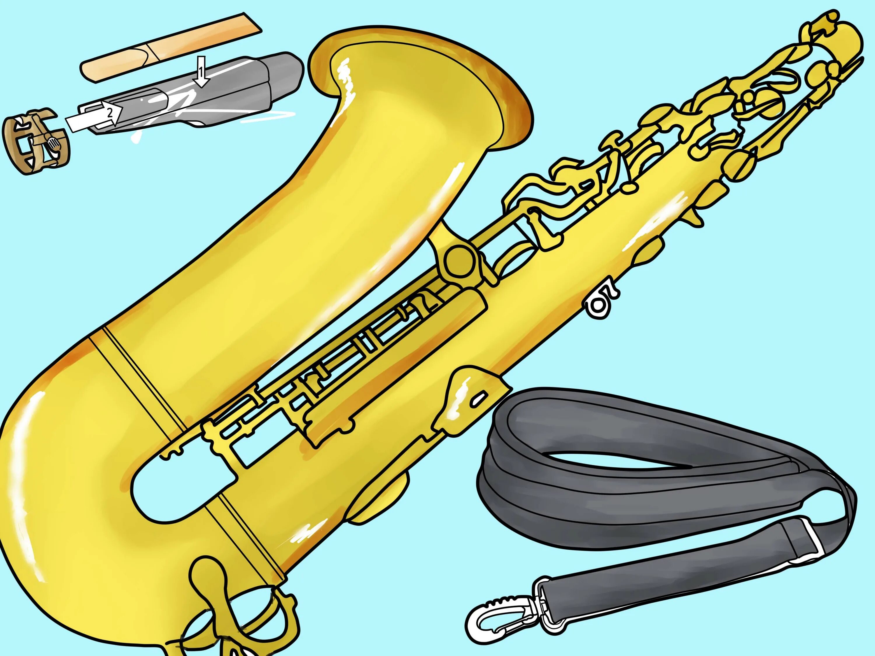 2 2 saxophone