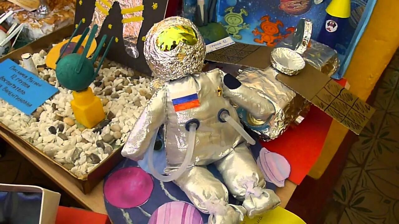 Поделка ко Дню космонавтики. Поделка ко Дню космонавтики в детский сад.