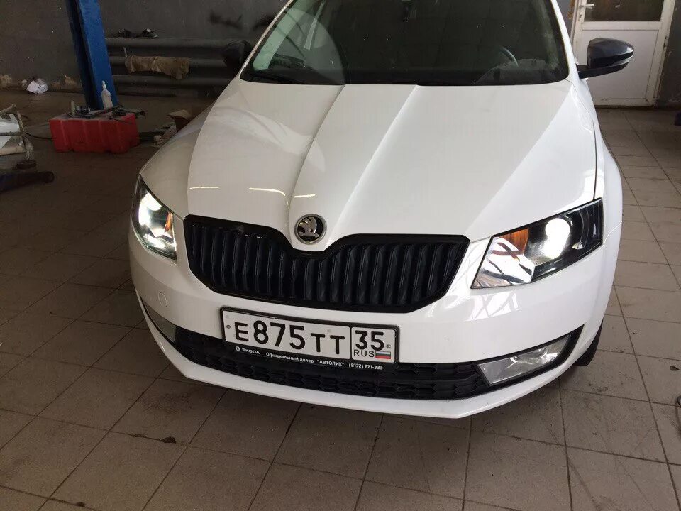 Фары skoda octavia a7. Фары skoda octavia a7