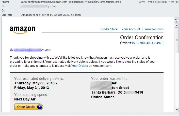Your order has shipped. Order confirmation Amazon. Order ID Amazon. Амазон где order confirmation. Order confirmation Amazon где взять.