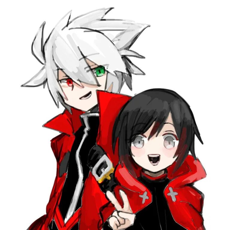 Ragna and Ruby. Ruby Rose x Ragna. БЛАЗБЛЮ RWBY. Ragna the Bloodedge and Ruby.