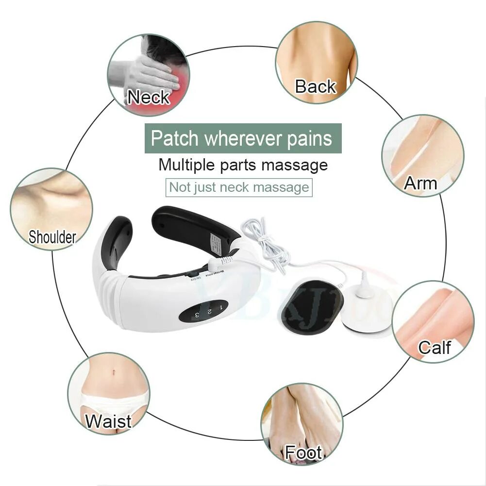 Инструкция применения neck massager. Массажер НХ 5880. Массажер-миостимулятор HX-5880. Neck Massager HX-5880. HX-5880