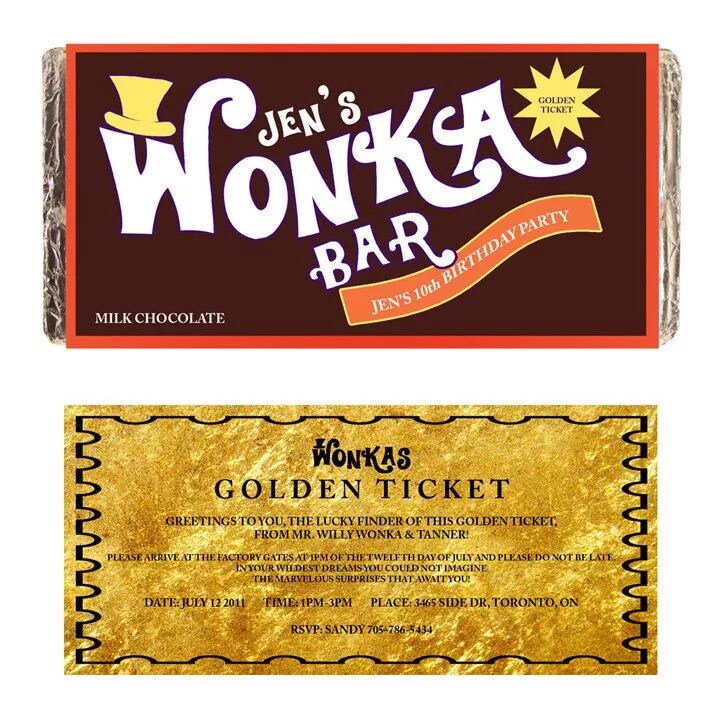 Willy Wonka упаковка шоколада. Чарли и шоколадная фабрика билеты