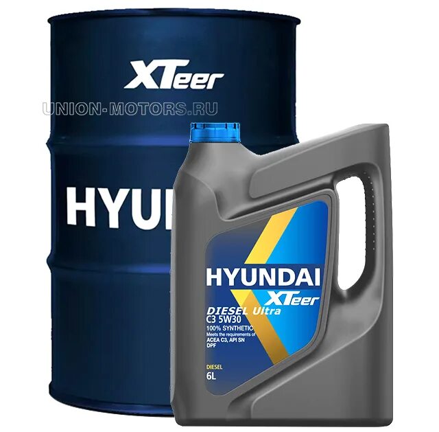 Hyundai XTEER Diesel Ultra RV c2/c3 5w30. 0520000620 Только 4 литра.