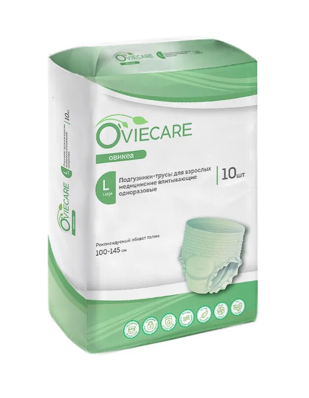 Овикеа подгузники д/взрослых l 30 [oviecare]. Oviecare подгузники д/взр. L. Oviecare подгузн-трусы д/взр. L №10 Онтекс Китай.