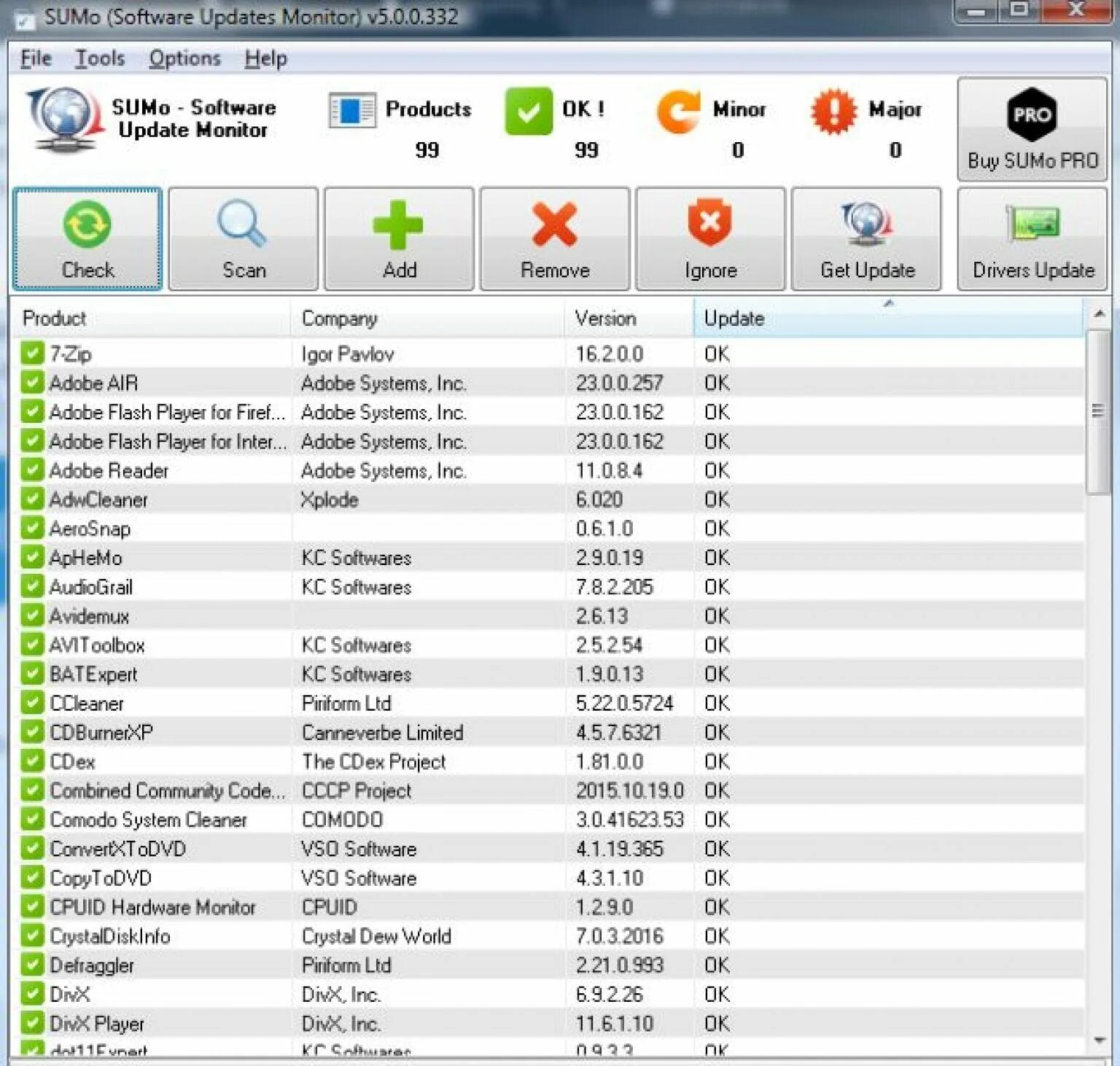 Update monitor. Software update monitor. sumo программа. sumo интерфейс. 1. software update monitor.