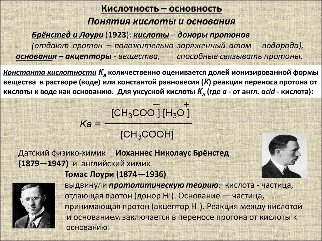 Теория брёнстеда Лоури. Кислотность и основность. Кислотность и основность по Бренстеду Лоури. Кислотность и основность органических соединений по Бренстеду Лоури. Oh кислотность